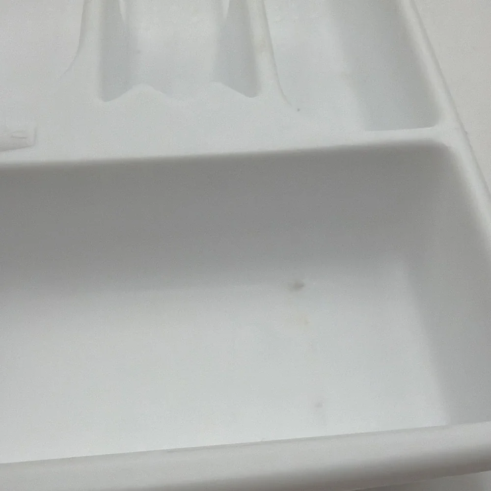 Vintage Rubbermaid 2919 White Silverware Tray/Utensil Drawer Organizer USA